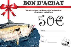Bon achat 50€ Exotic Fishing